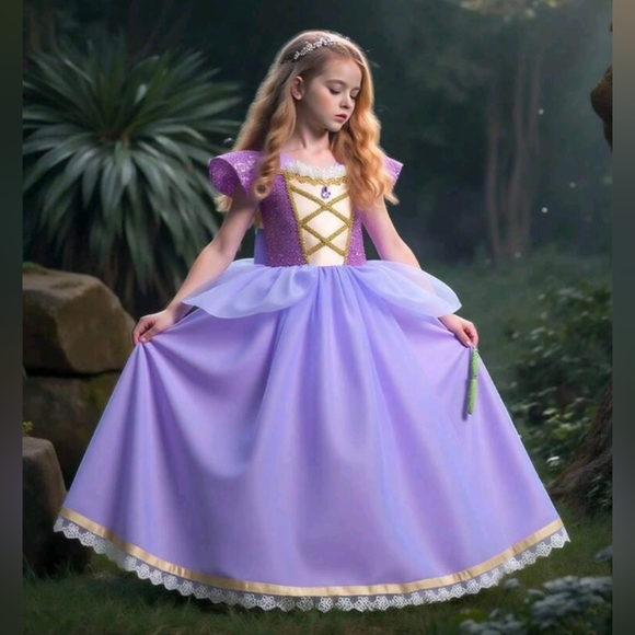 COPY - COPY - Beautiful Lavender Princess Dress - Picture 1 of 6